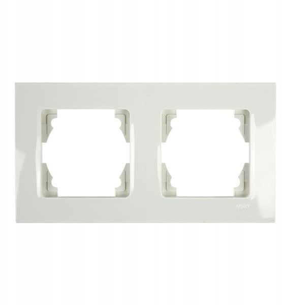 Panasonic LINNERA S Ramka podwójna błyszczący biały 91480002