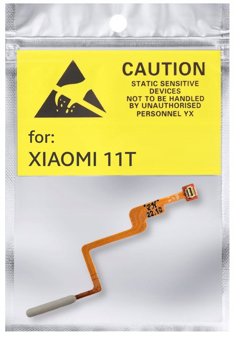 Zila TAŚMA PRZYCISK POWER CZYTNIK LINII PAPILARNYCH DO XIAOMI 11T BIAŁY (5904858314973)