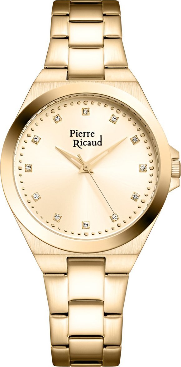 Zegarek Pierre Ricaud Zegarek damski Pierre Ricaud P23009.1141Q CYRKONIE złoty