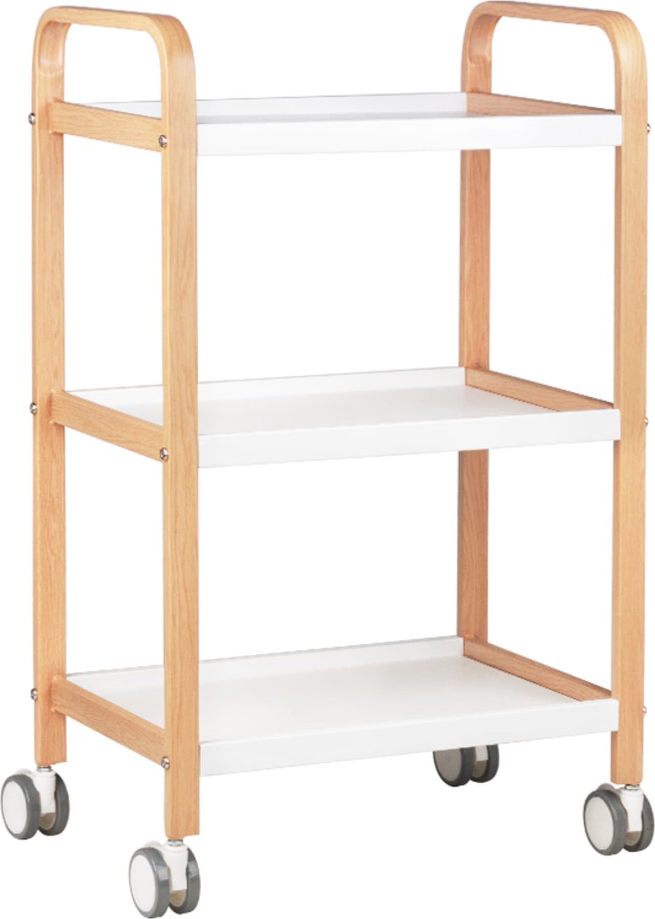 Activeshop Stolik pomocnik kosmetyczny HS-09 drewno - biały