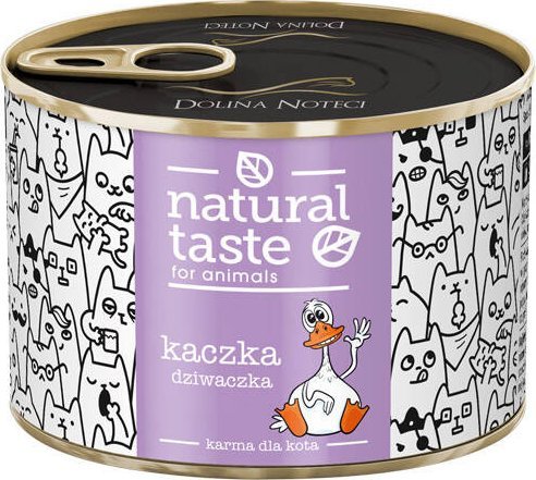 Mokra karma dla kota Natural Taste Kaczka Dziwaczka danie z kaczki 185 g