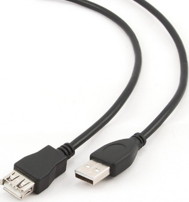 Kabel USB Gembird USB-A - USB-A 1.8 m Czarny (CCP-USB2-AMAF-6)