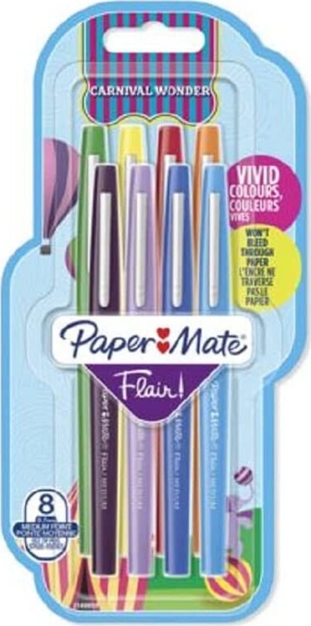 Paper Mate PAPER MATE Faserschreiber Flair Carn. Wonder 8er M 0.7 mm Blister