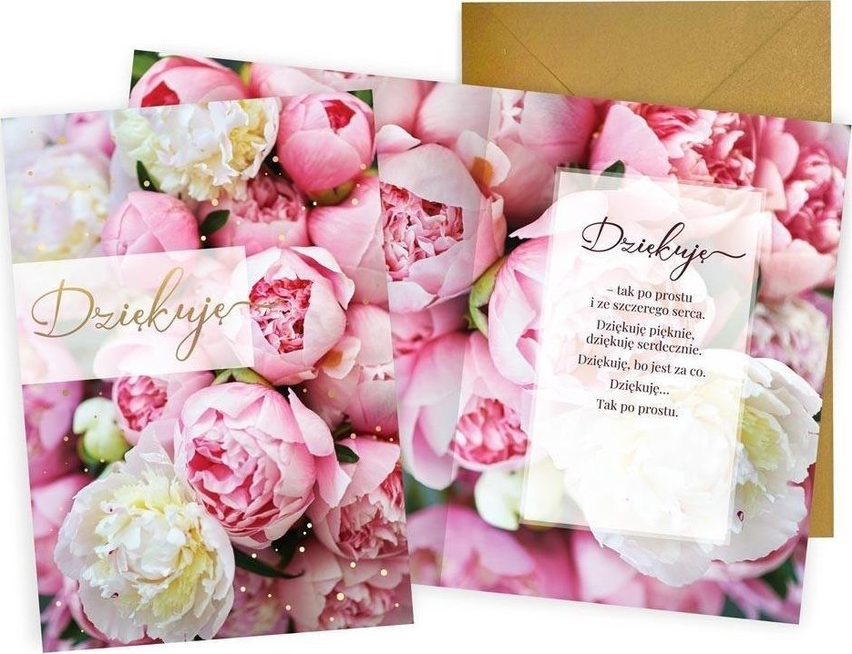 KUKARTKA Karnet Podziękowania