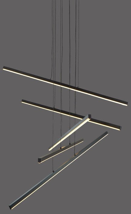 PENDANT LED LIGHT SIBIU 60W 4000K BLACK