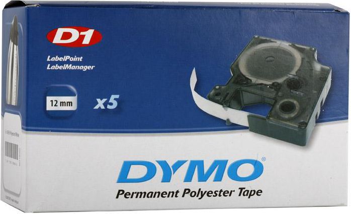 Dymo taśma S0718060 typ D1 (black on white)