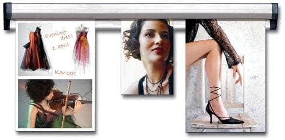 TWIN Memo Rail - 100 cm