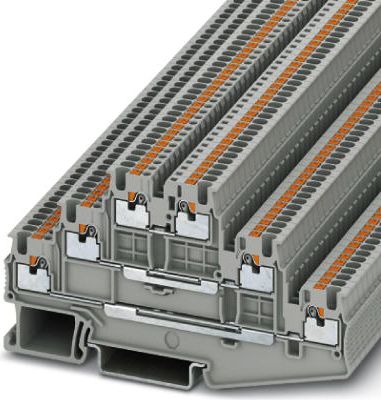 Phoenix Contact Złączka szynowa 3-piętrowa 1,5mm2 PT 1,5/S-3L szary (3213713)