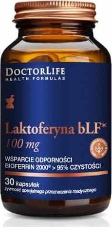 Doctor Life DOCTOR LIFE Laktoferyna bLF (Odporność organizmu) 100mg 30 Kapsułek