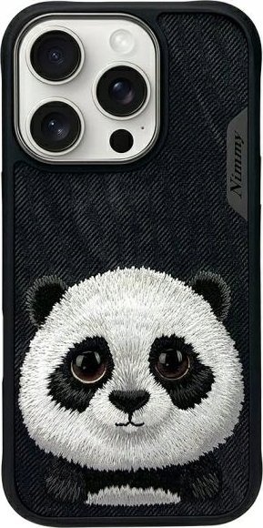 Nimmy case iPhone 16 Pro Max 6.9" black/black Big Eyed Pet 2.0 Panda