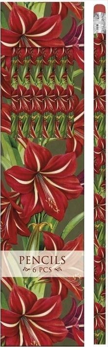 Ołówki ozdobne Gwiazda Betlejemska 6 sztuk