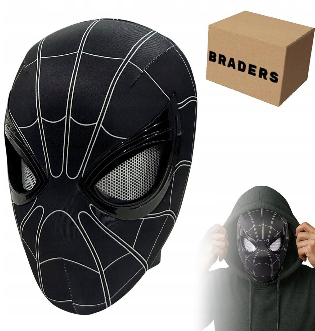 Maska Spiderman / Człowiek Pająk z Ruchomymi Oczami | Karnawał Box, Cosplay