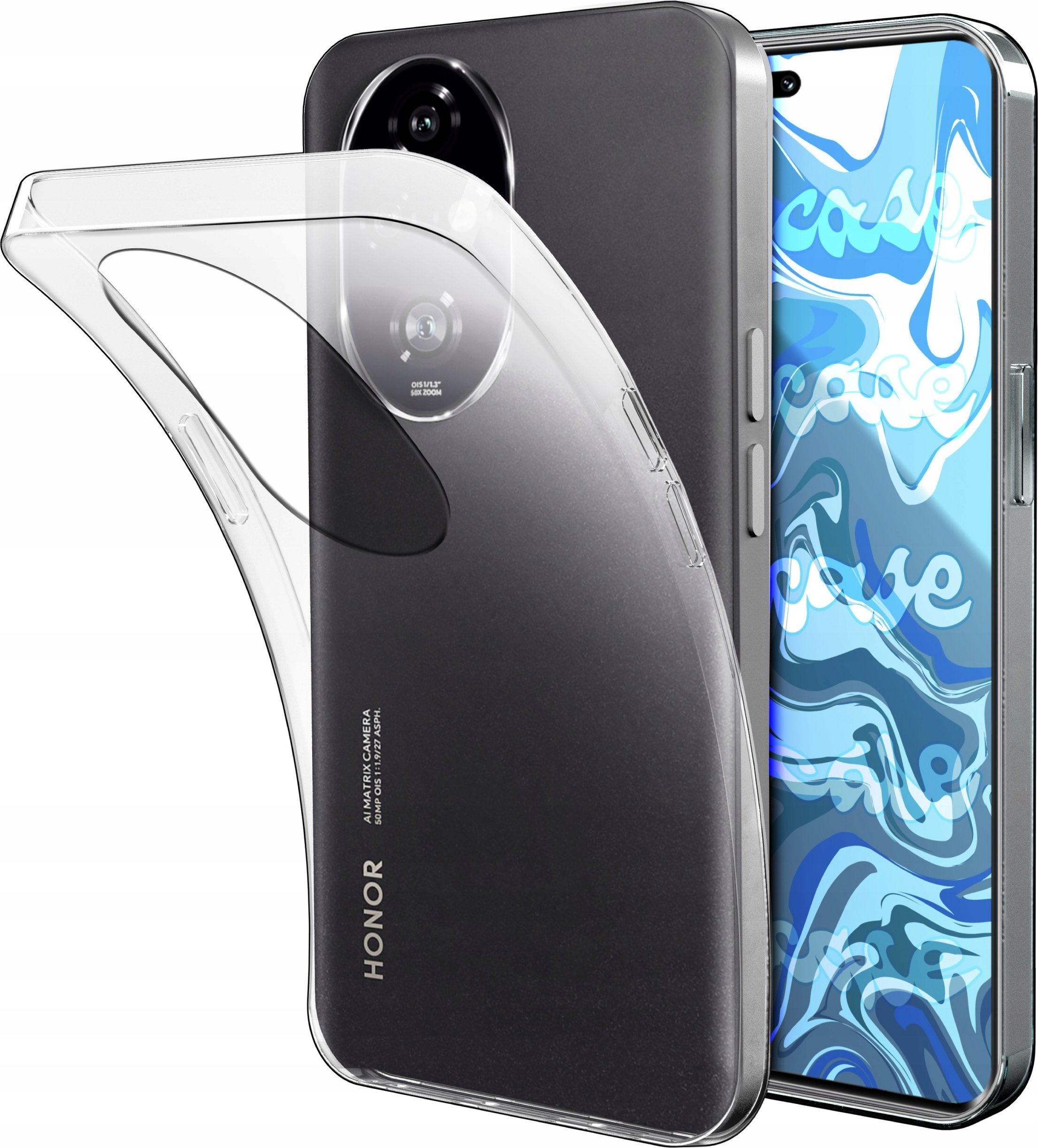 Hello Case ETUI DO HONOR 200 PRO GUMOWE OBUDOWA CASE SILIKON SLIM POKROWIEC CLEAR VIEW