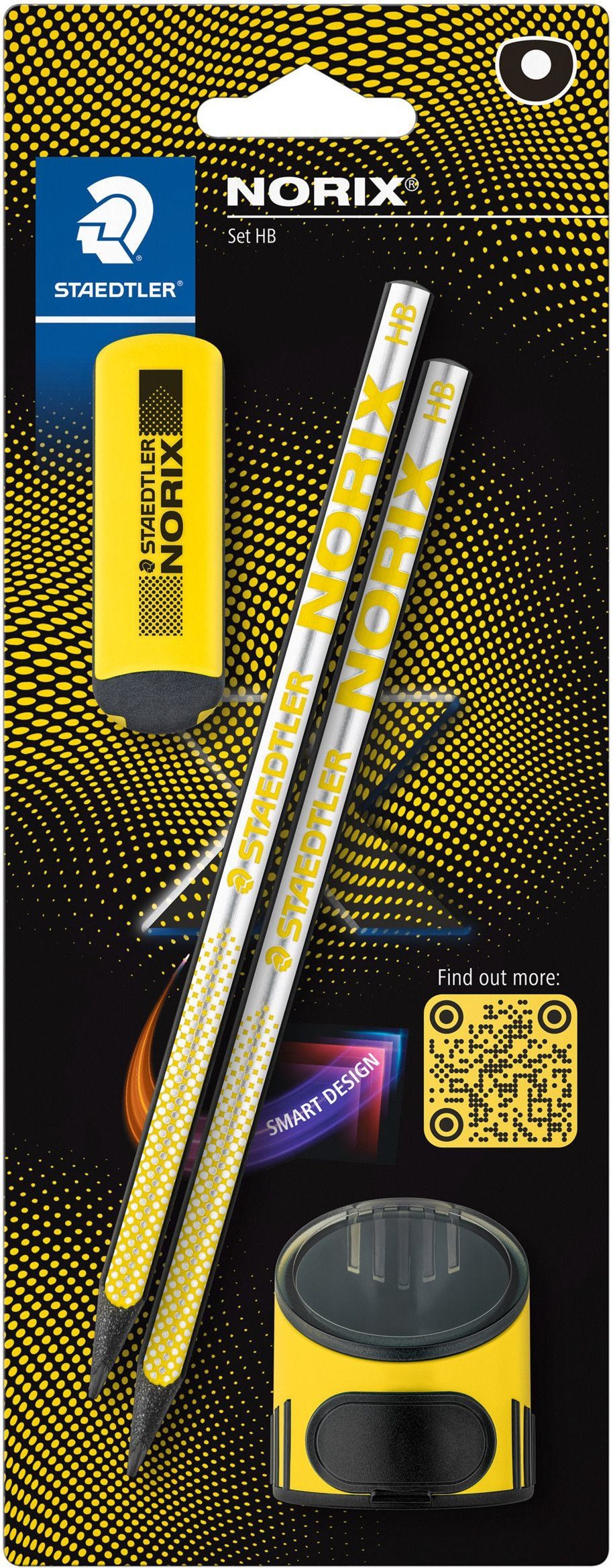 STAEDTLER Blyant Norix HB sæt gul blister (4)