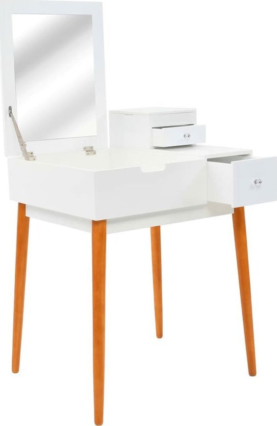 Elior Skandynawska toaletka z chowanym lustrem - Vivienne 4X