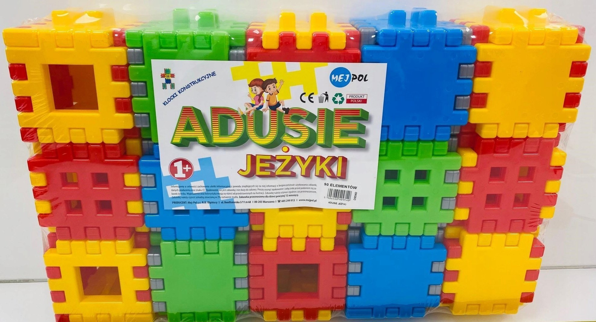 Czako Klocki Jeżyki 90 elementów