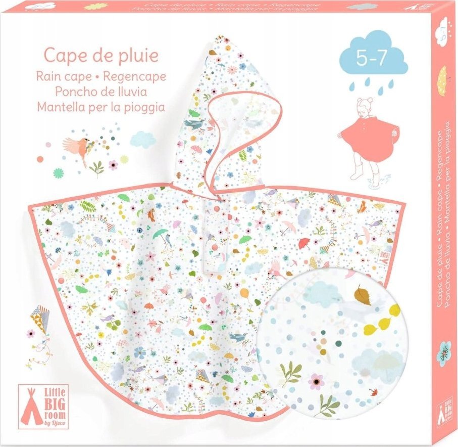 Djeco Djeco Lietaus pelerina – Lengvumas - M