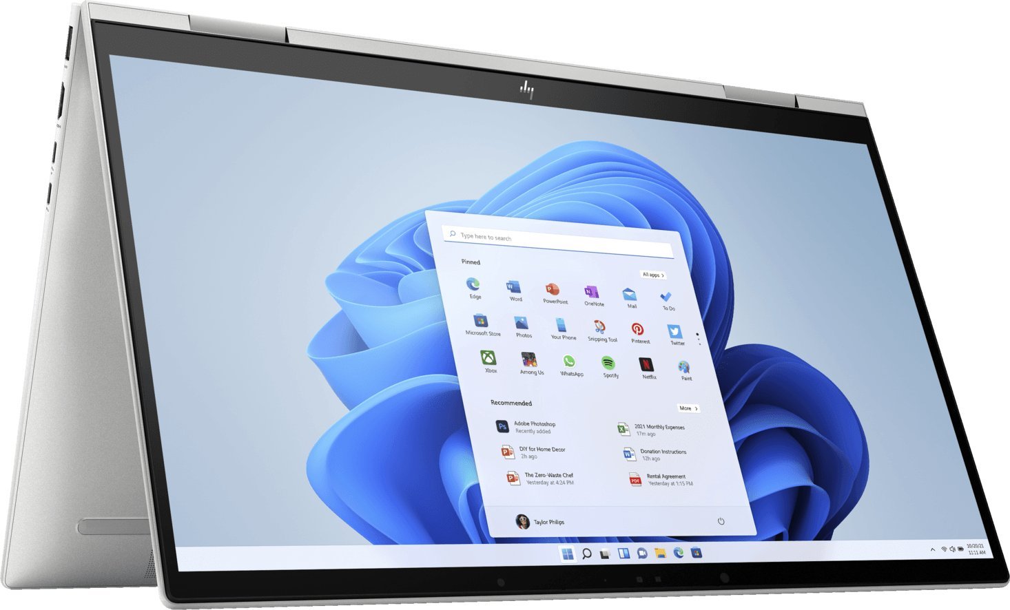 Laptop HP Laptop 2w1 HP ENVY x360 15-ew0013dx / 698V0UA / Intel i5 / 16GB / SSD 1TB / Intel Xe / FullHD / Dotyk / Win 11 / Srebrny