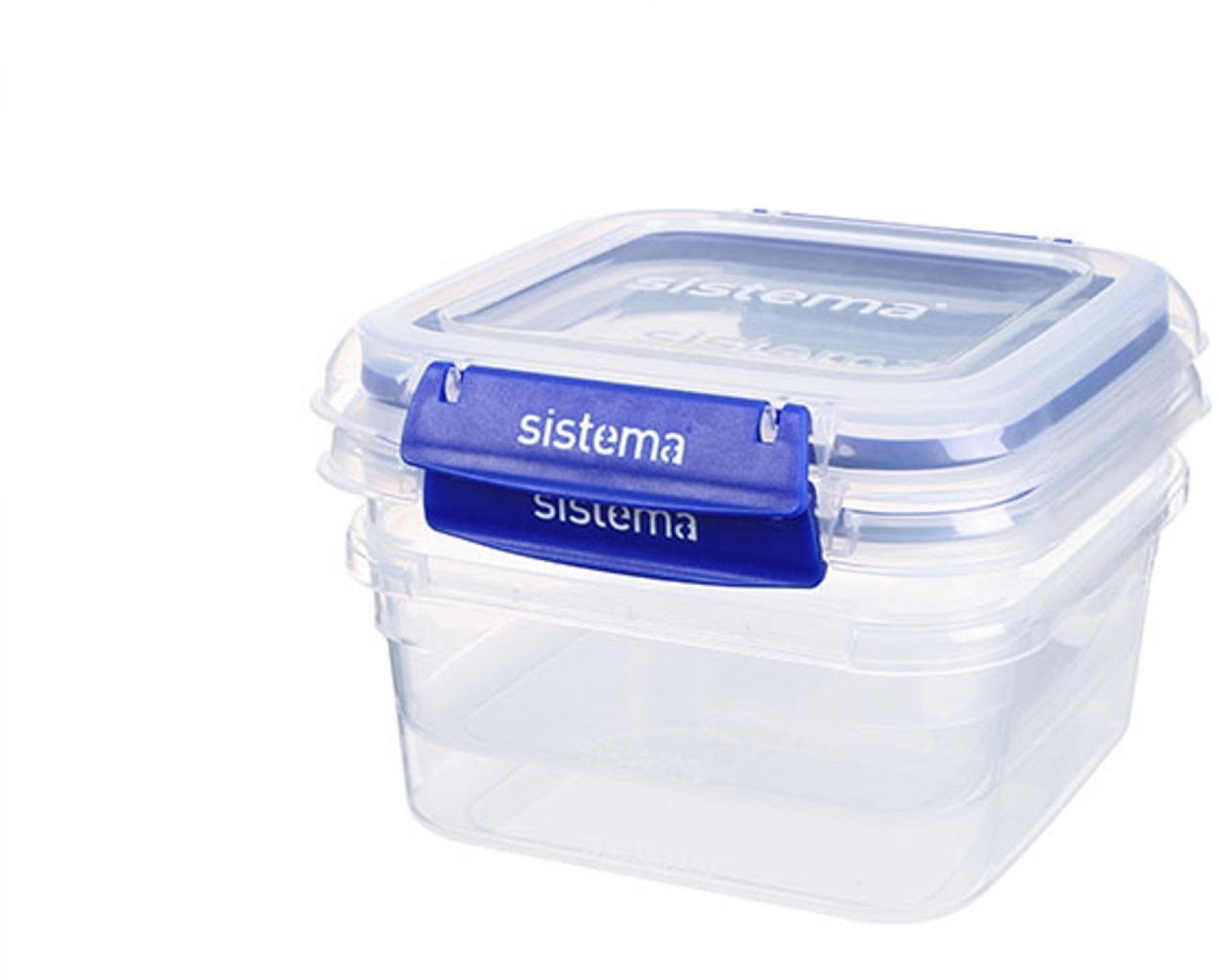 Sistema - 1,15L Square Klip It Plus 2 Pack