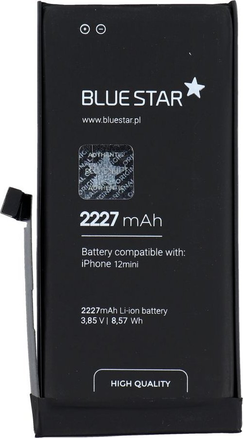 Bateria BLUE STAR HQ bateria do IPHONE 12 Mini 2227 mAh