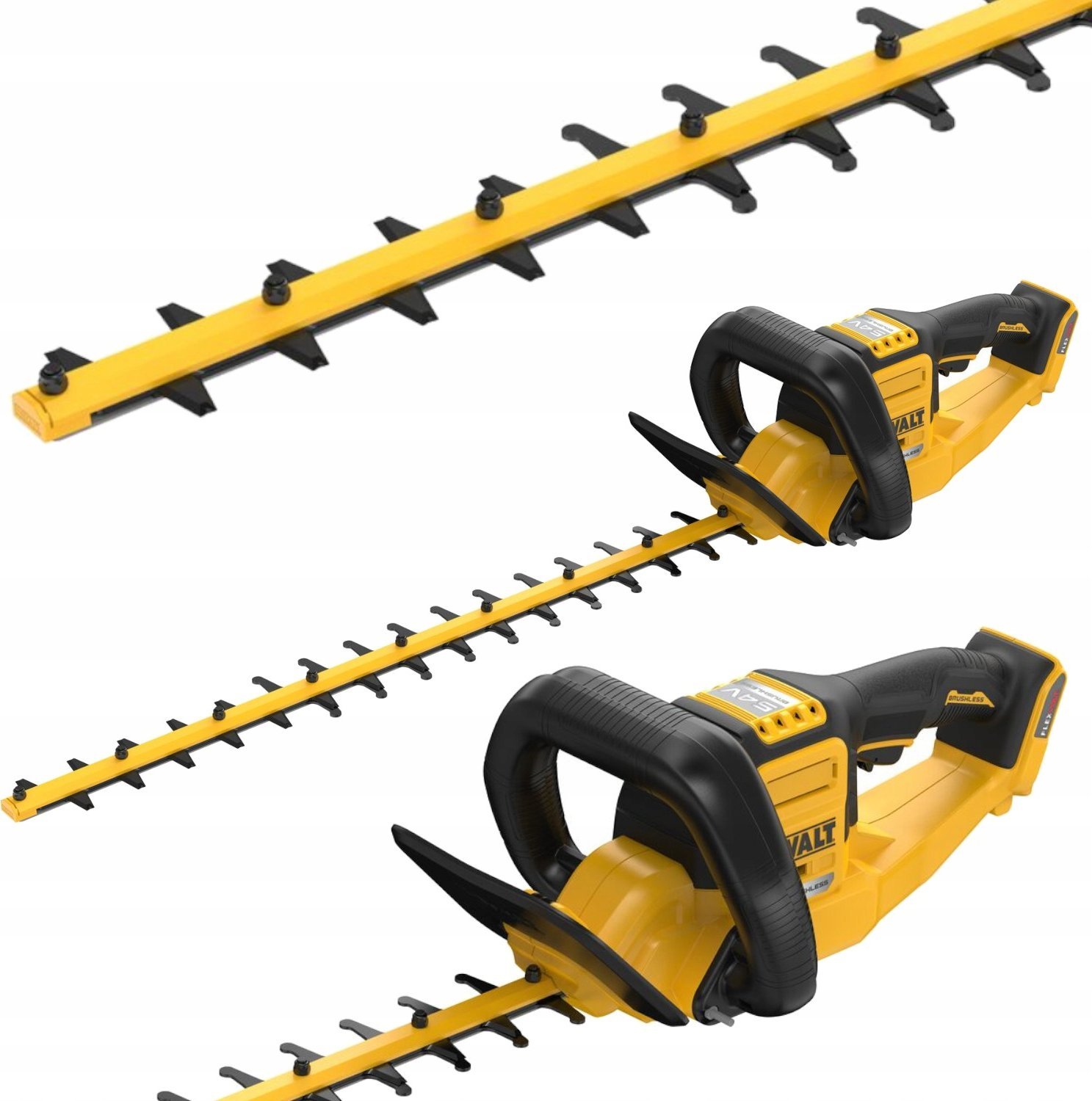 Dewalt 54v xr fv nożyce do żywopłotu 65cm
