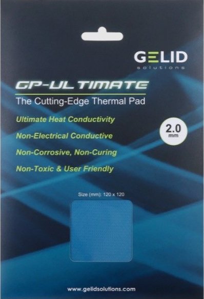 Gelid Gelid GP-Ultimate thermalpad 120x120x2.0mm TP-GP04-S-D