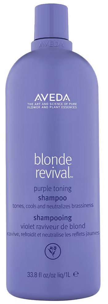 Aveda Blonde Revival Purple Toning Shampoo fioletowy szampon tonujący do włosów blond 1000ml