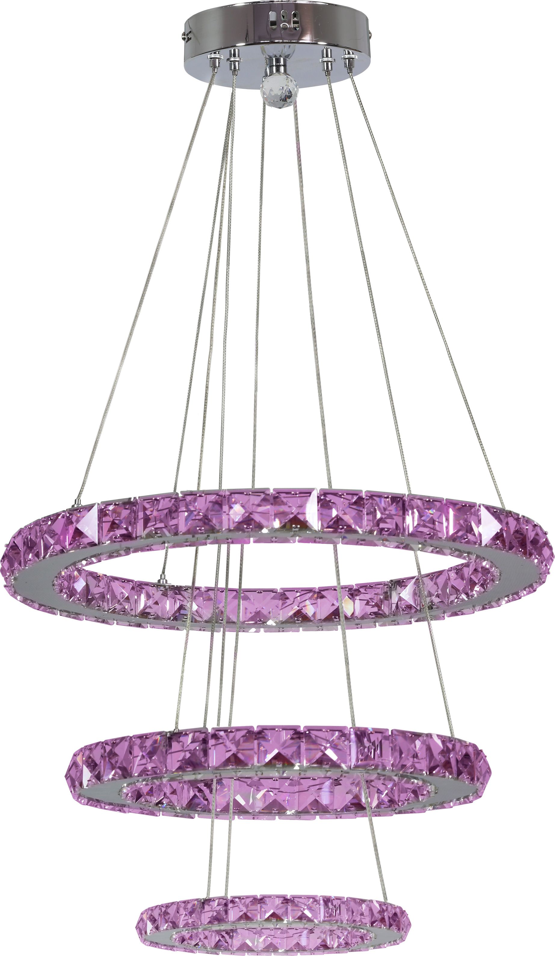 Lampa wisząca Candellux LORDS glamour chrom (33-63090)