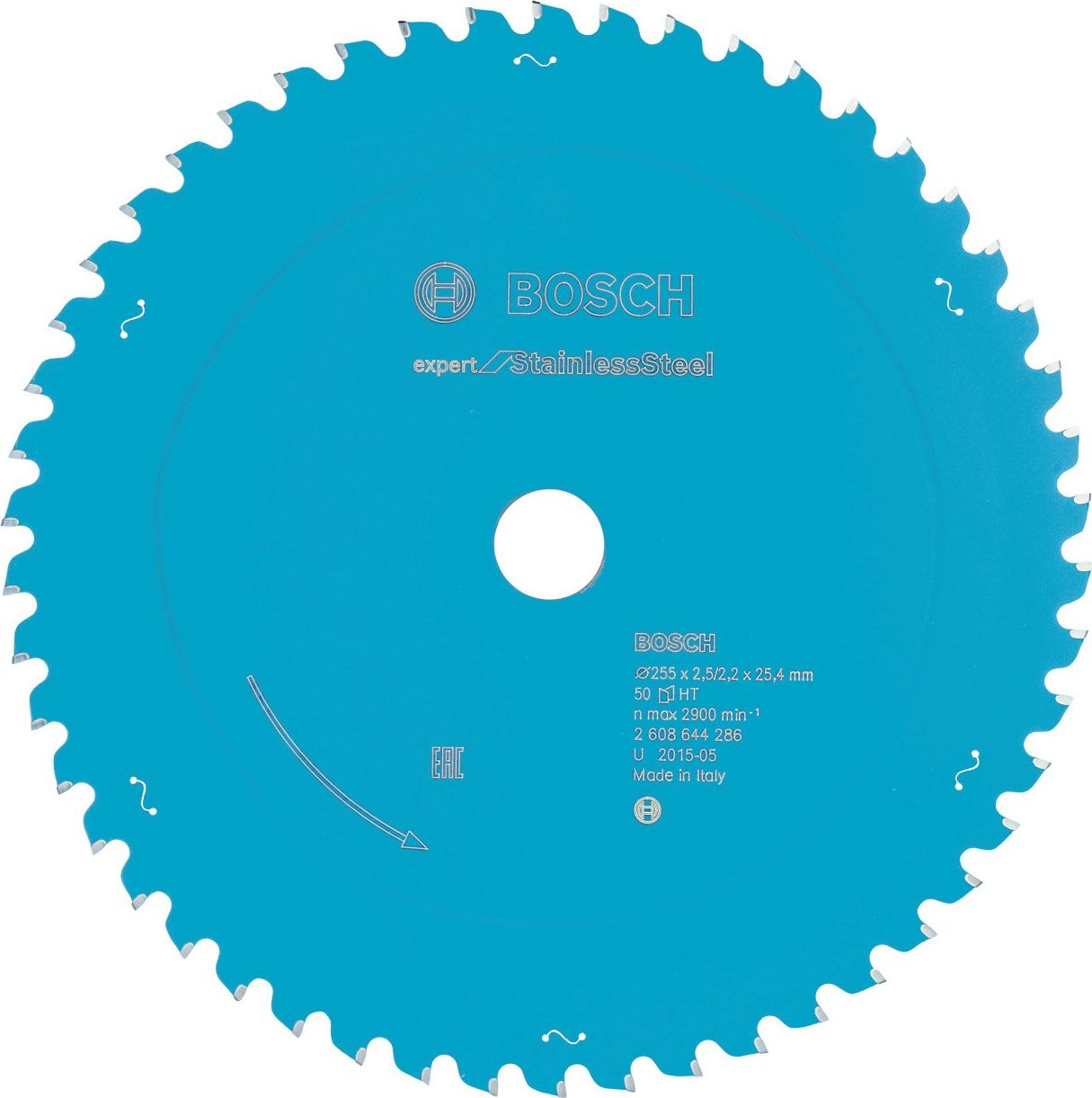 Bosch piła tarczowa Expert do stali nierdzewnej T 255x25,4mm 50-zębó (2608644286)