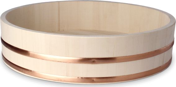 Emro Aziatica Drewniane Hangiri, japońska miska do ryżu 26cm - Emro Aziatica uniwersalny