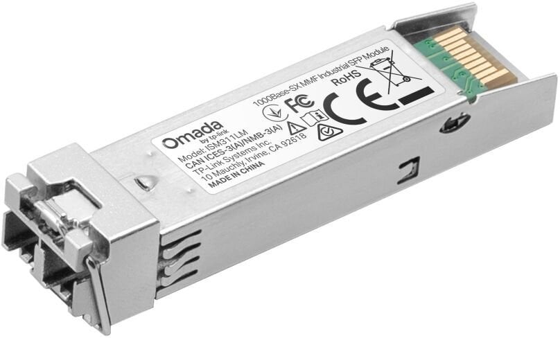 TP-Link OMADA ISM311LM průmyslový optický SFP modul MM (550nm), 1,25Gb/s, LC, 550m, -40°C až 85°C