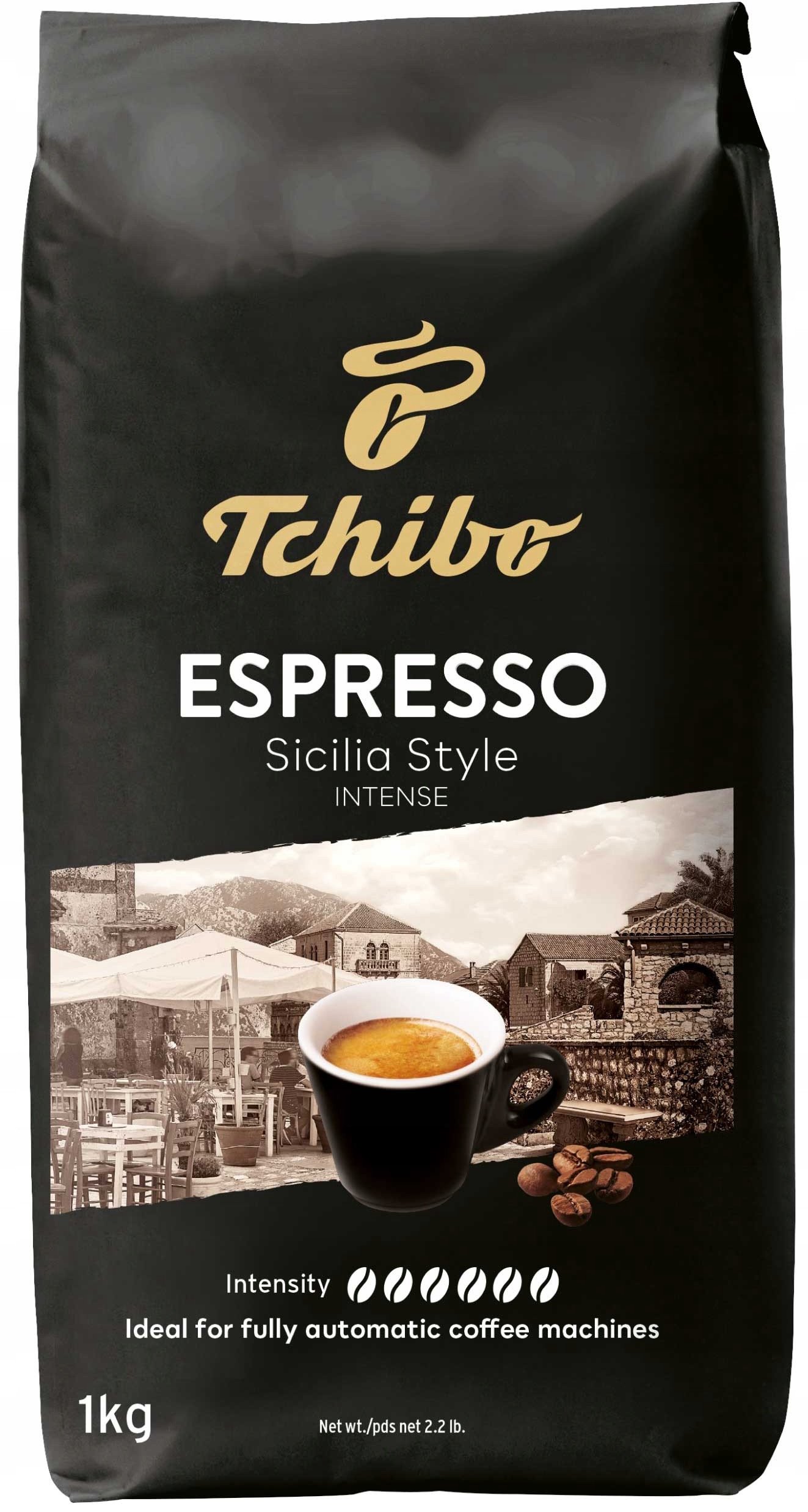 Kawa ziarnista Tchibo Espresso Sicilia Style Intense Roast 1 kg