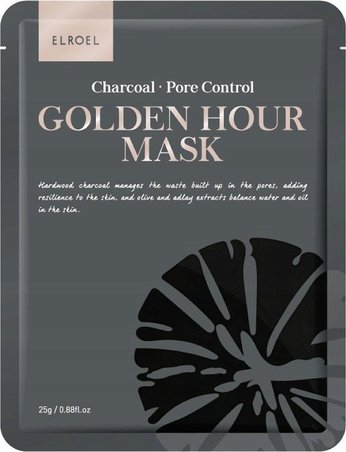 ELROEL_Golden Hour Mask maska do twarzy Charcoal 25g
