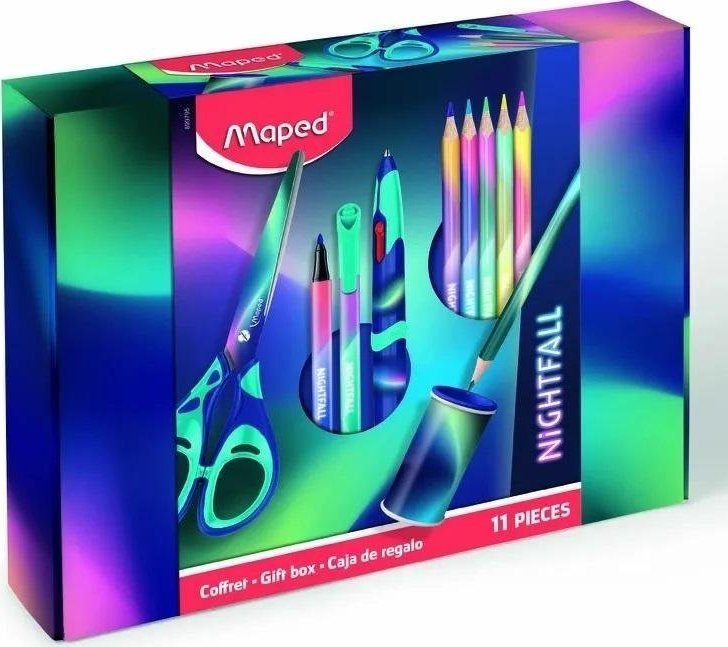 Maped Zestaw papierniczy Nightfall 11 el. MAPED