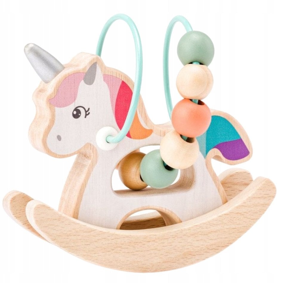 WOODYLAND Jednorożec z labirynt.bujany 91974 19741