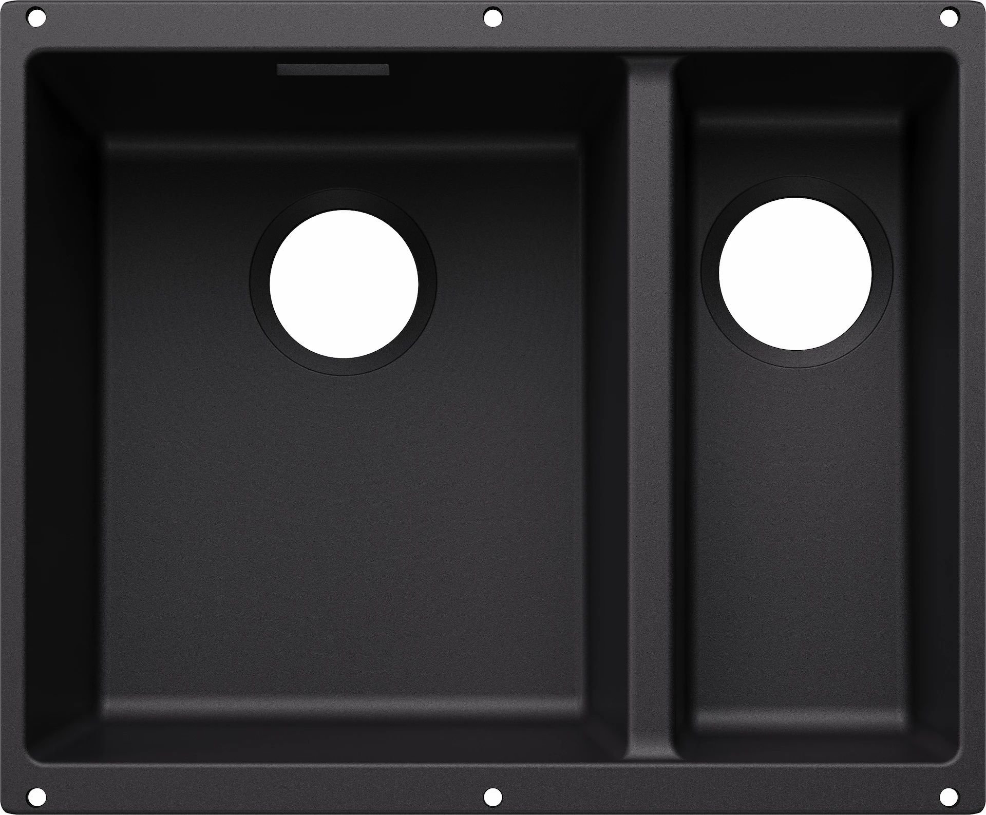 BLANCO SUBLINE 340/160-U Silgranit czarny lewa, bez armatury