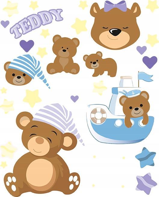 Naplamki Naprasowanki na ubrania 20 x 30 cm Teddy