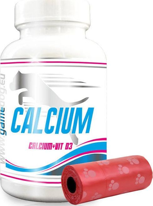 Game Dog Witaminy, suplementy dla psów Game Dog Calcium 60 tabletek + gratis