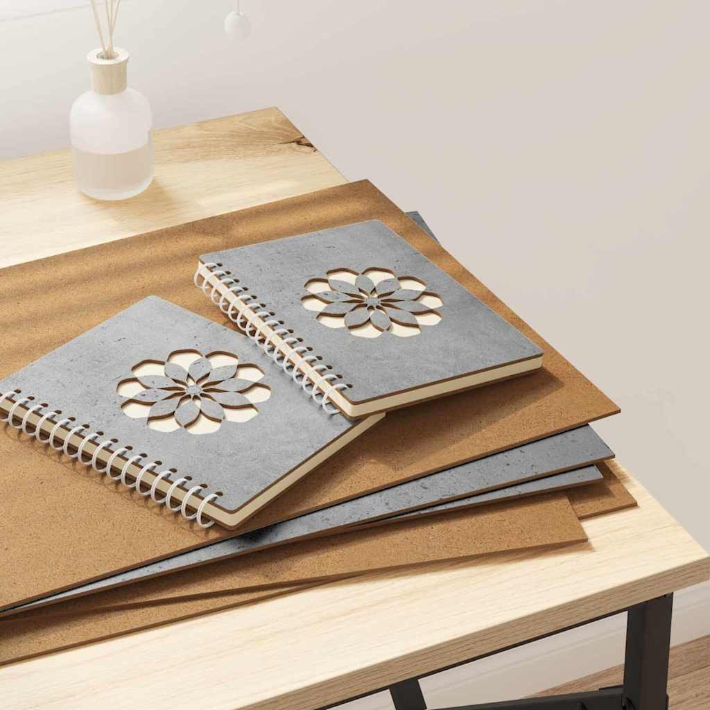 vidaXL Panele dekoracyjne 50 pcs Betonowy szary 30 x 42 x 0.3 cm