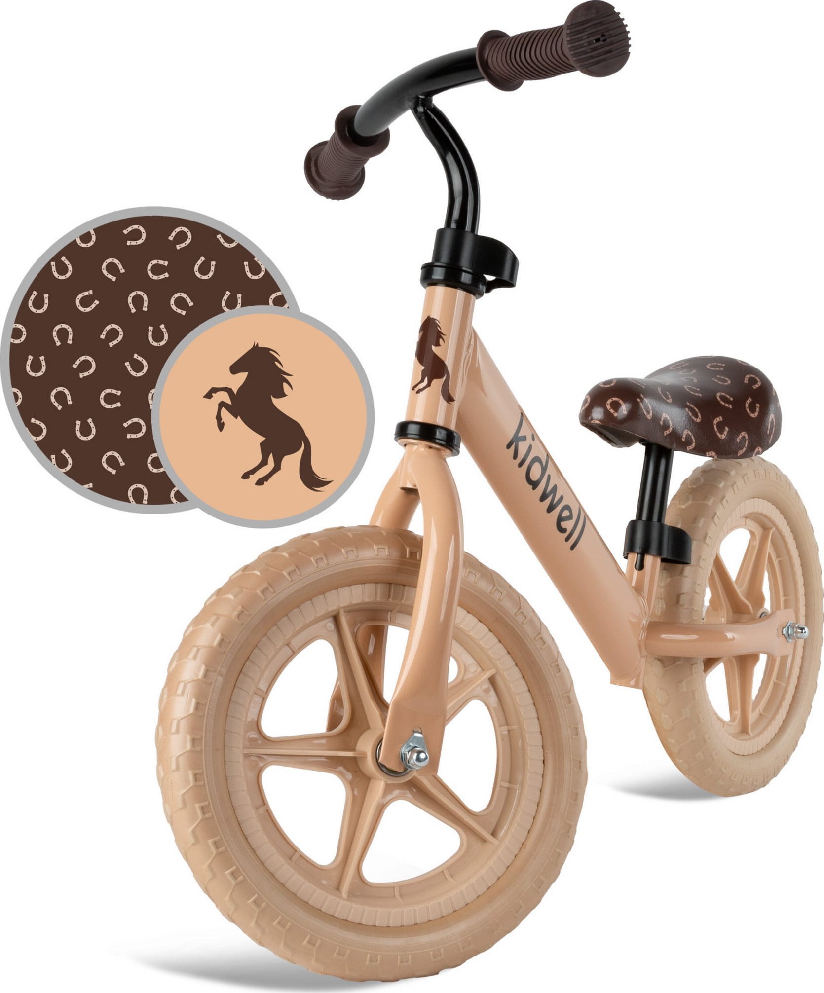 Rowerek biegowy kidwell rebel beige