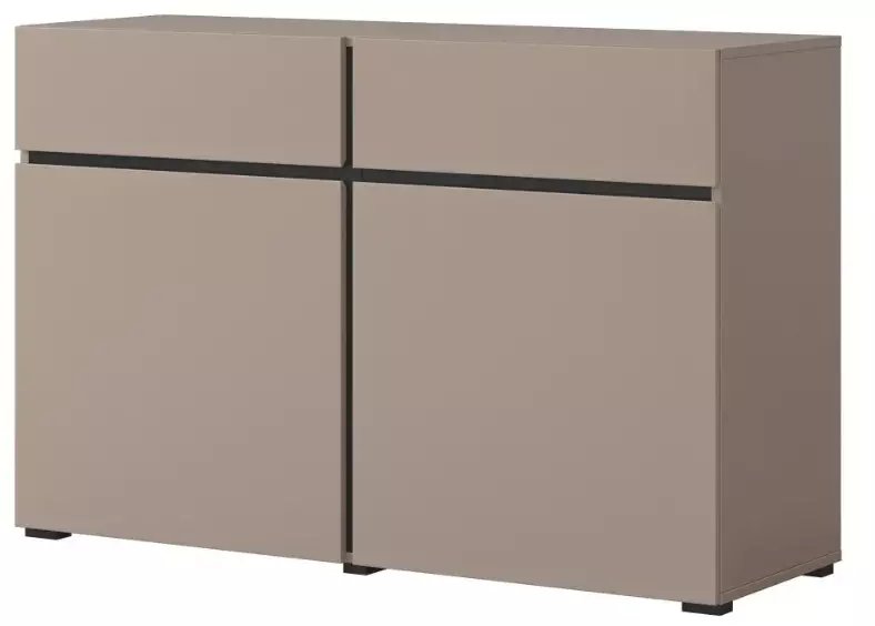 Helvetia Komoda CROSS 2D2S 119cm kongo/czarna HELVETIA