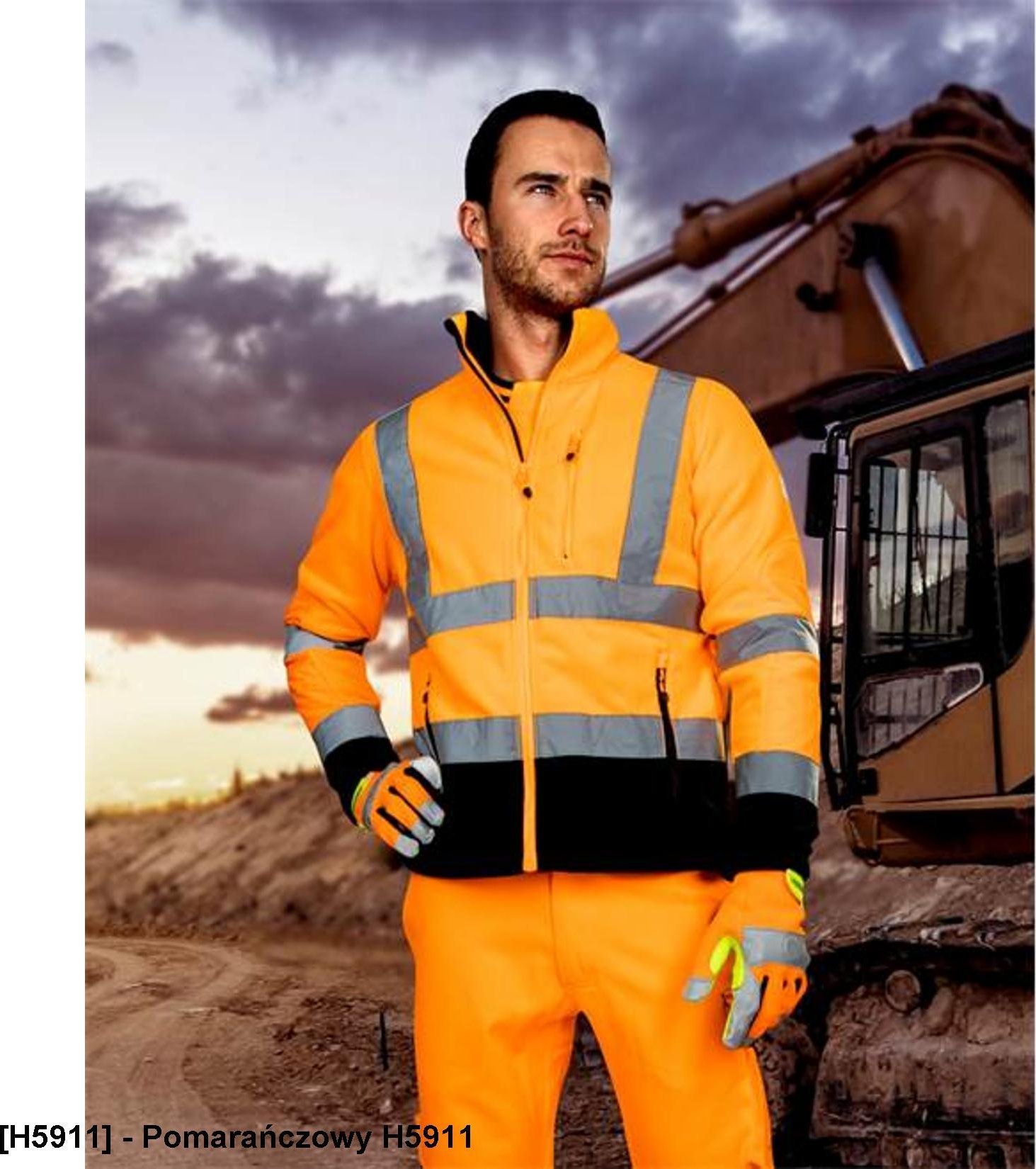 Ardon HiViz ARDON SIGNAL - bluza polarowa - Pomarańczowy H5911 XL