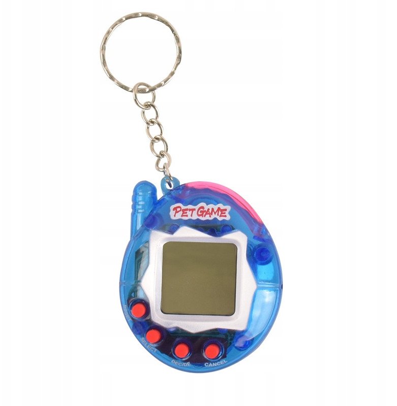 TAMAGOTCHI gra dla dzieci ELEKTRONICZNA Tamagoczi ZWIERZĄTKO Niebieskie