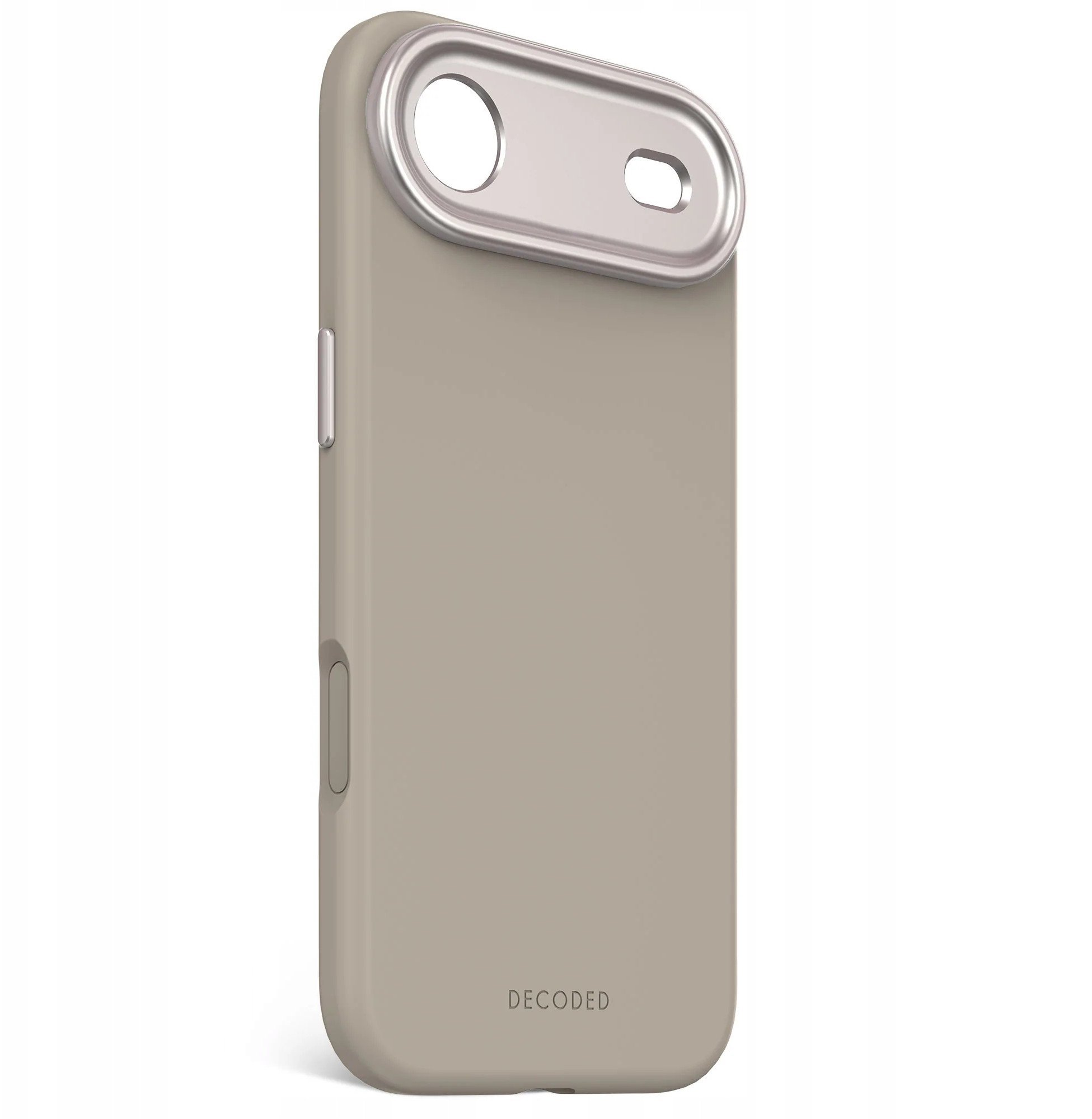 Decoded AntiMicrobial Silicone Backcover - silikonowa obudowa ochronna do iPhone Air kompatybilna z MagSafe soft taupe