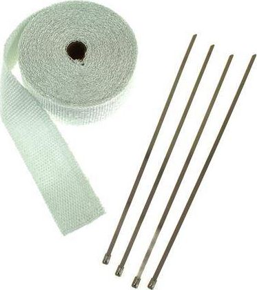 Epman_F Taśma termiczna EPMAN 50mm x 1mm 10m White + opaski