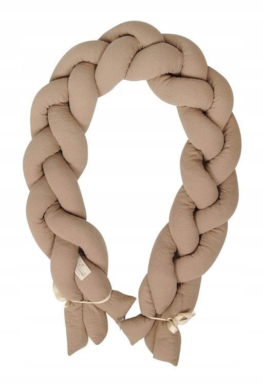 Ochraniacz do łóżeczka WARKOCZ MUSLIN .dł. 200