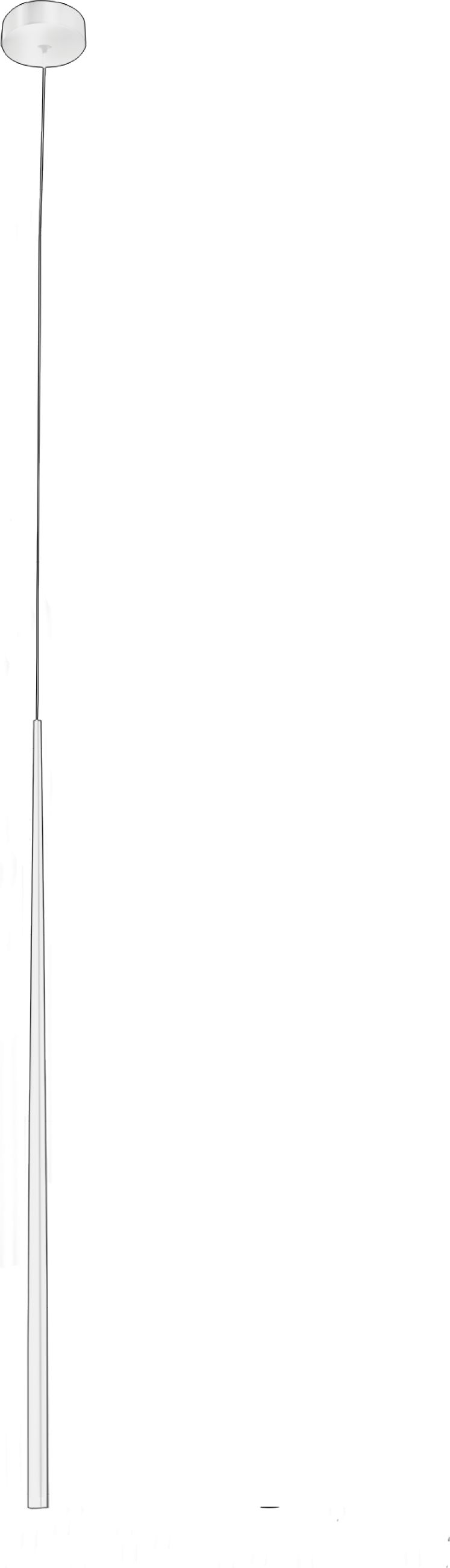 Lampa wisząca Azzardo Nowoczesna lampa wisząca LED biała AZzardo LOUISE długa AZ3157