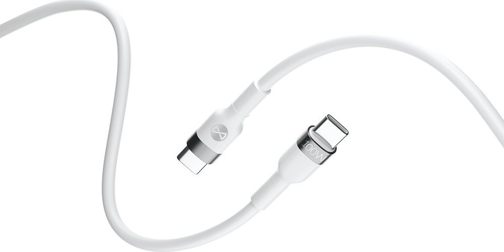 Kabel USB Forever Forever Kabel Flexible Usb-C - Usb-C 2,0 M 100W Biały