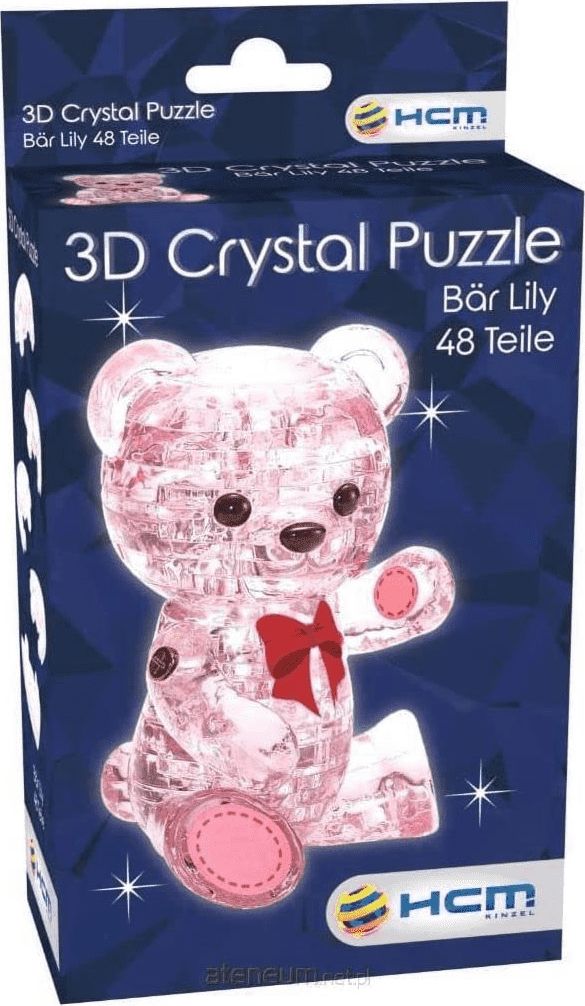 Hcm HCM Crystal Puzzle - Bear Lily pink - 59192