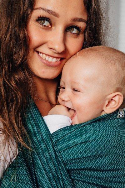 LennyLamb Chusta tkana Lenny Lamb - Szmaragd 5 (4.2 m.)